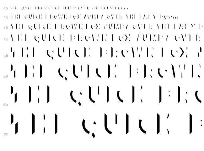 Xylitol font waterfall